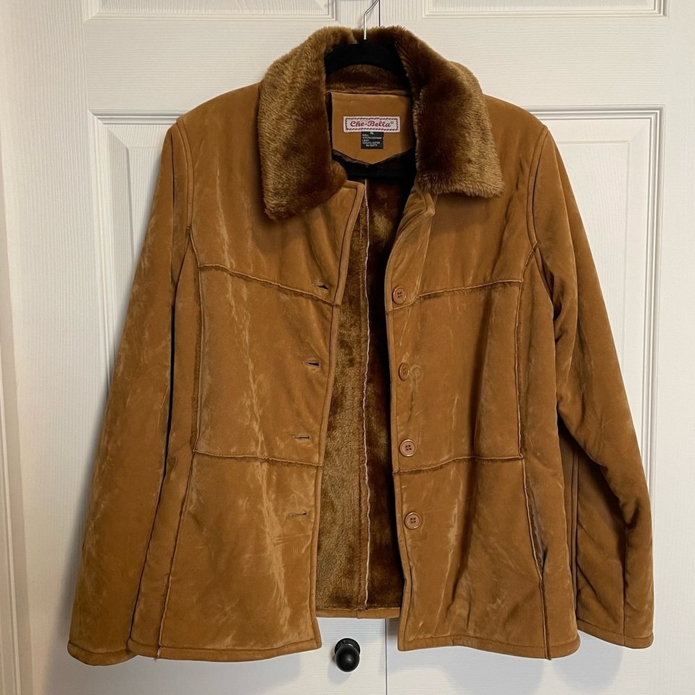 Vintage Faux Fur Shearling Jacket